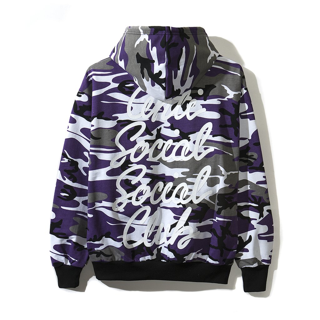 Anti social social club purple deals camo hoodie